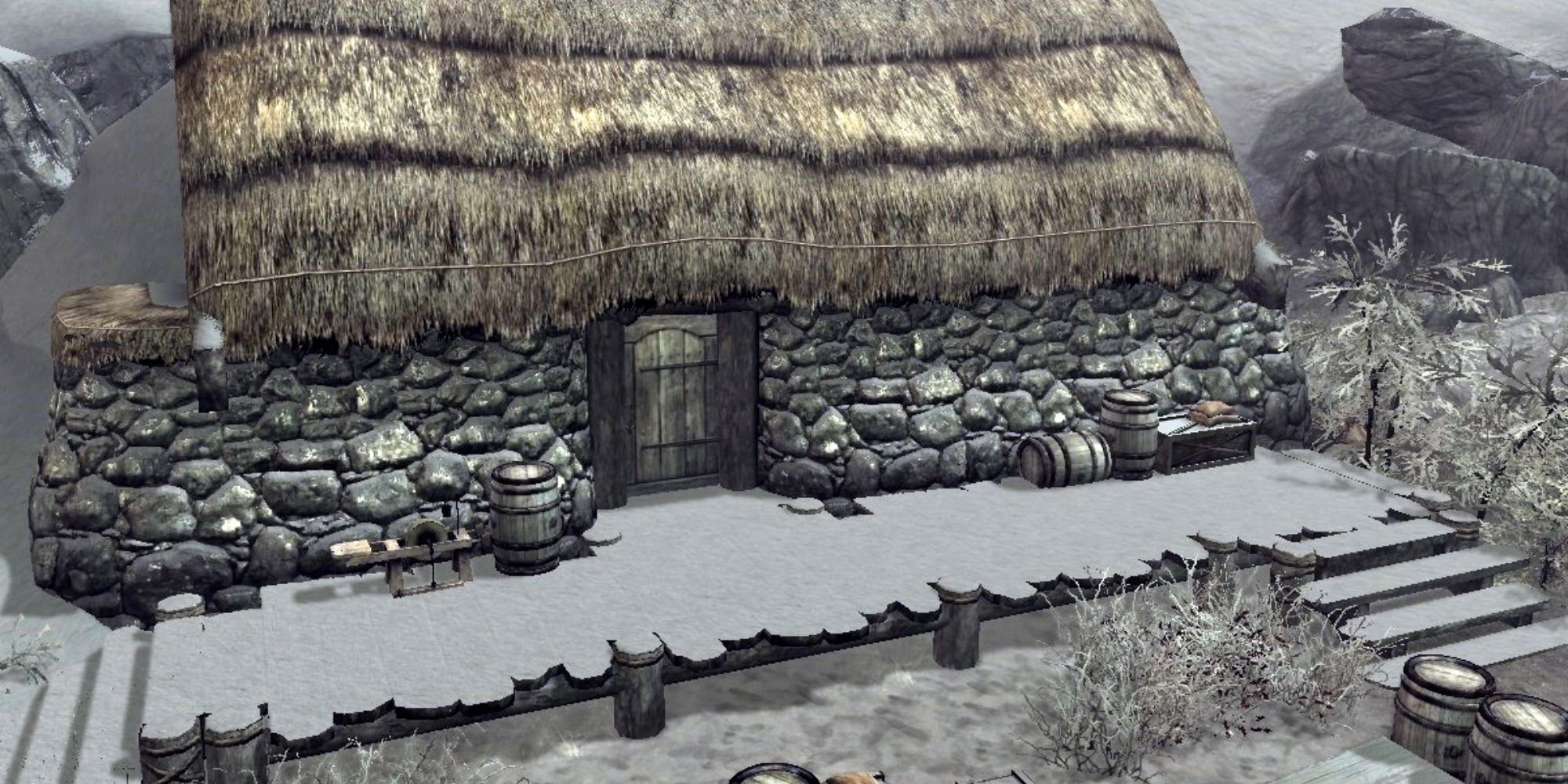 Skyrim Abandoned Lodge Solstheim