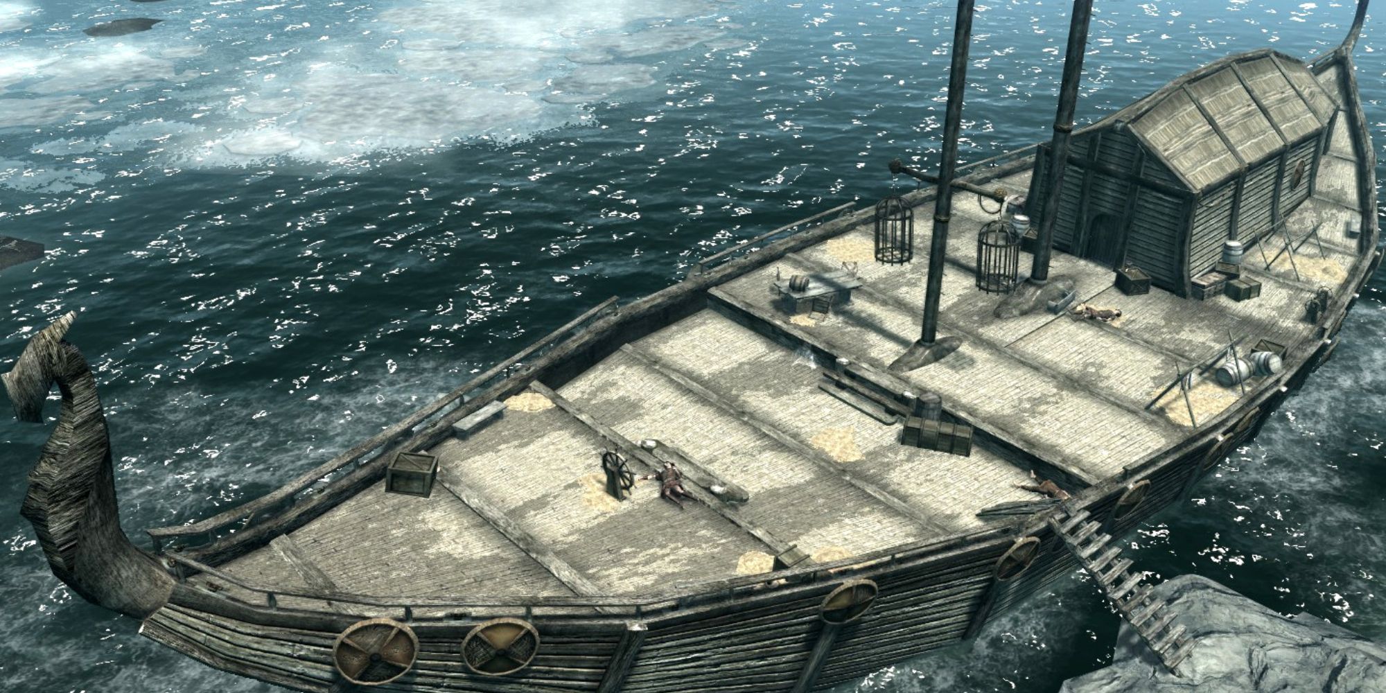 Skyrim Wreck of the Icerunner