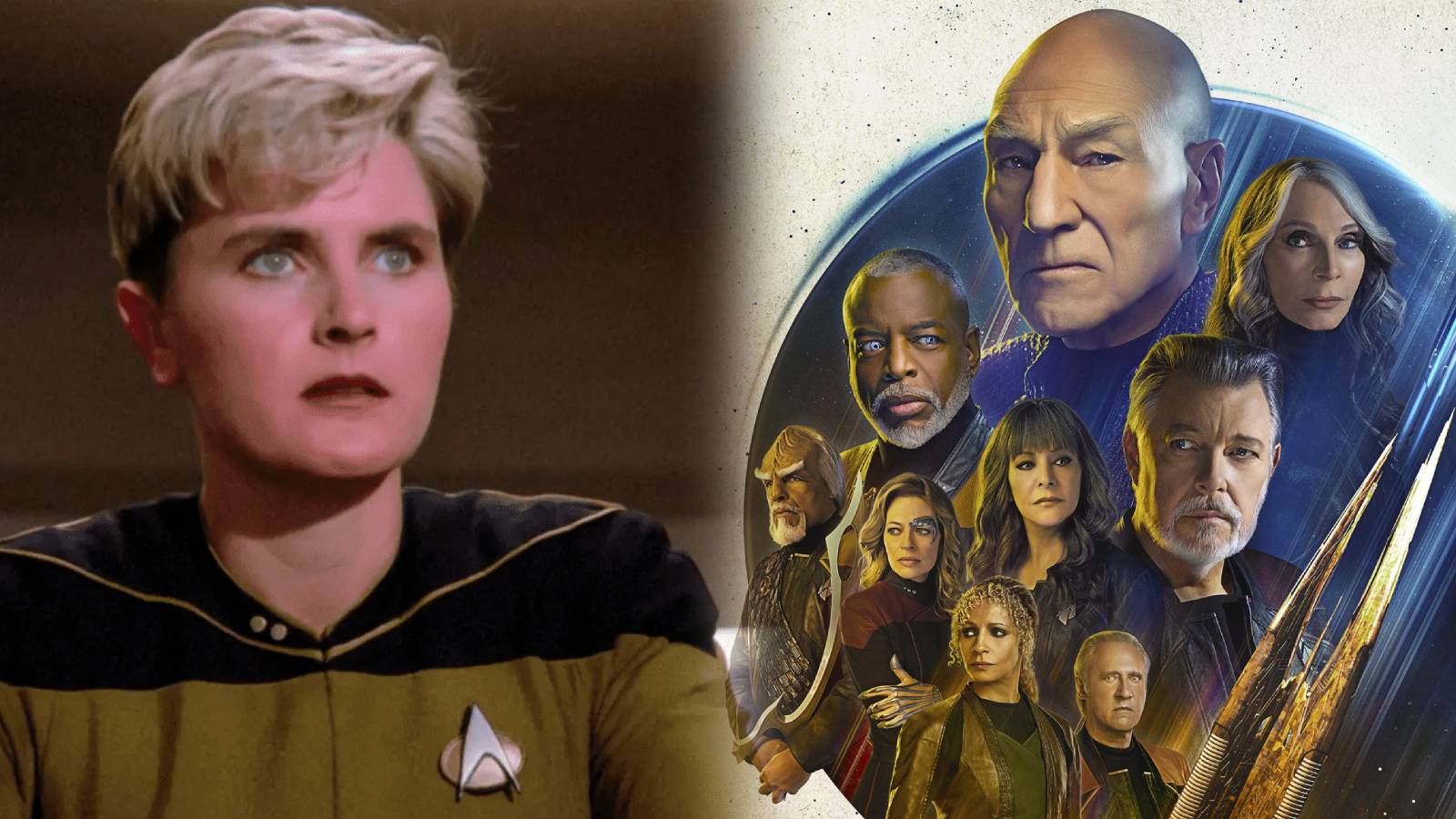 Star Trek The Next Generation Picard Denise Crosby Tasha Yar