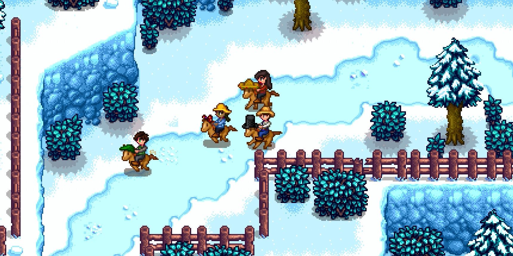 stardew valley riding horses