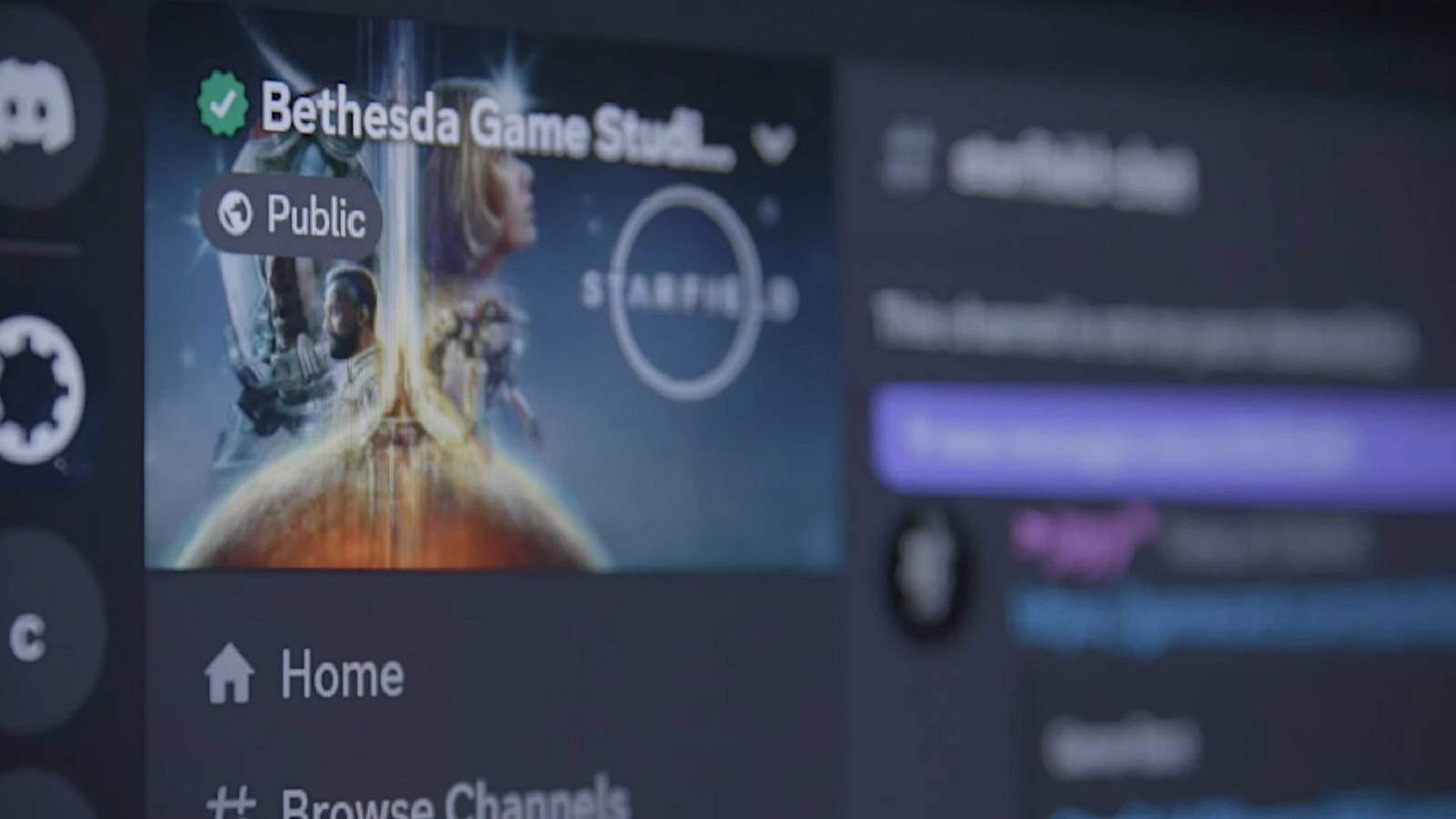 Screenshot from Discord showing an image from Starfield.