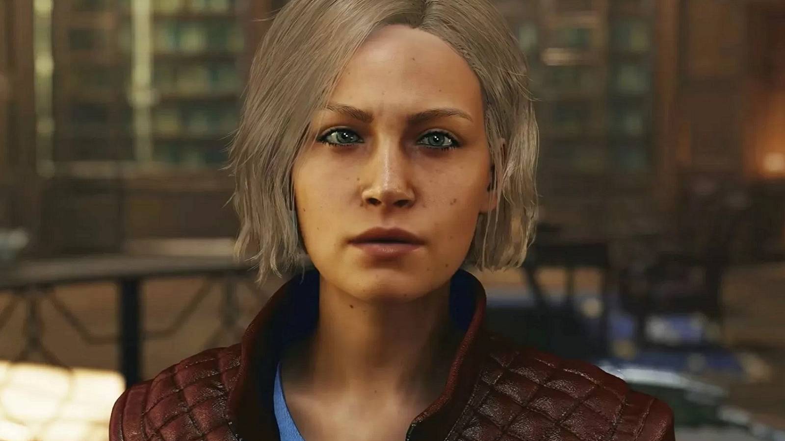 Image from Starfield showing a close-up of a female character.