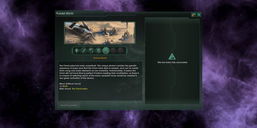 Stellaris Archaeology Results