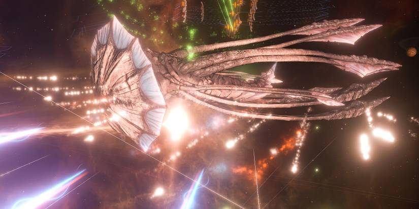 Stellaris Tiyanki Matriarch in Combat