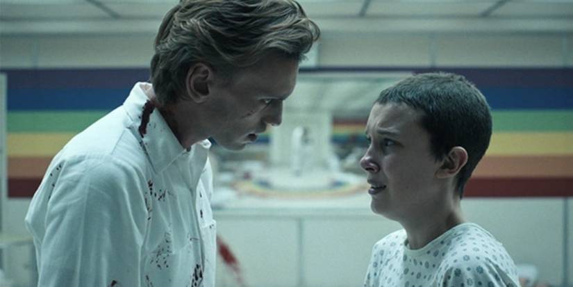 Henry Creel and Eleven in Stranger Things