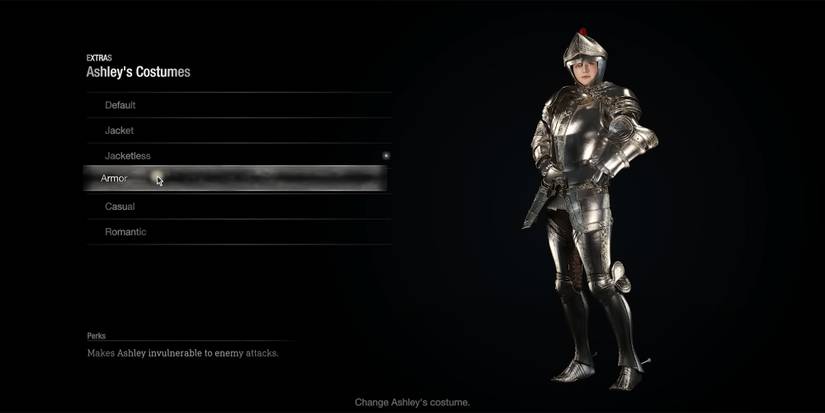 Suit of Armor Ashley Outfit
