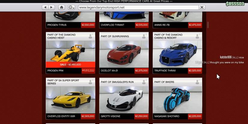GTA Online Supercars