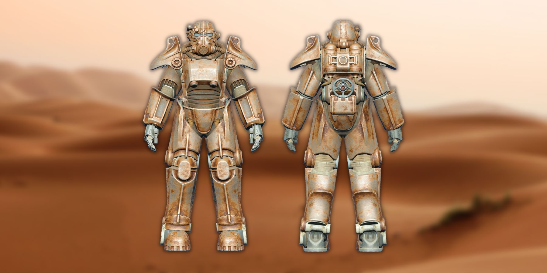 image showing a set of t-45 power armor in fallout 76.