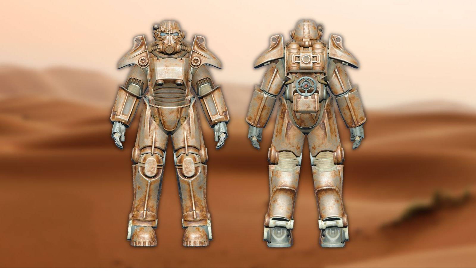 image showing a set of t-45 power armor in fallout 76.