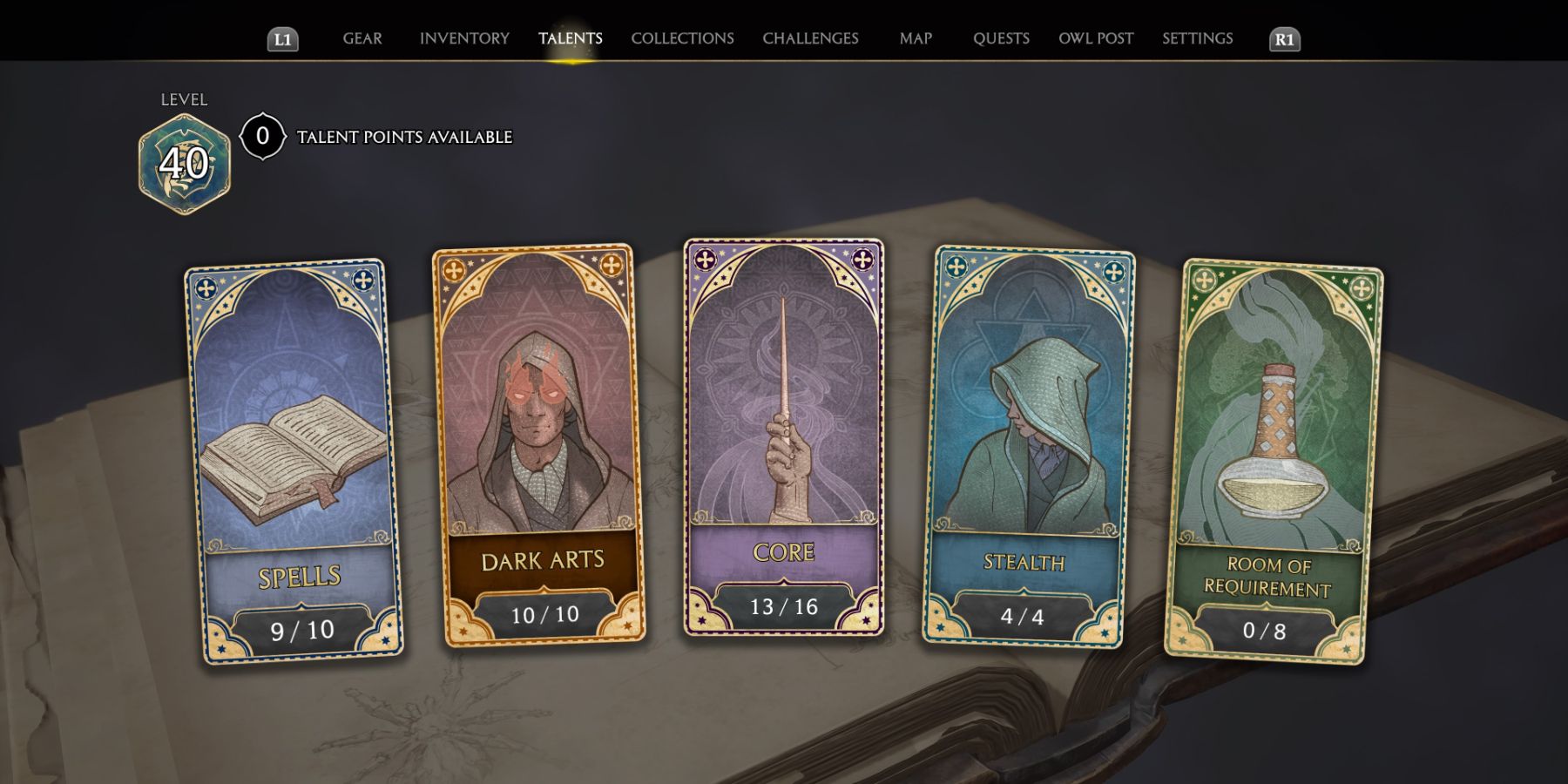 Talents in Hogwarts Legacy