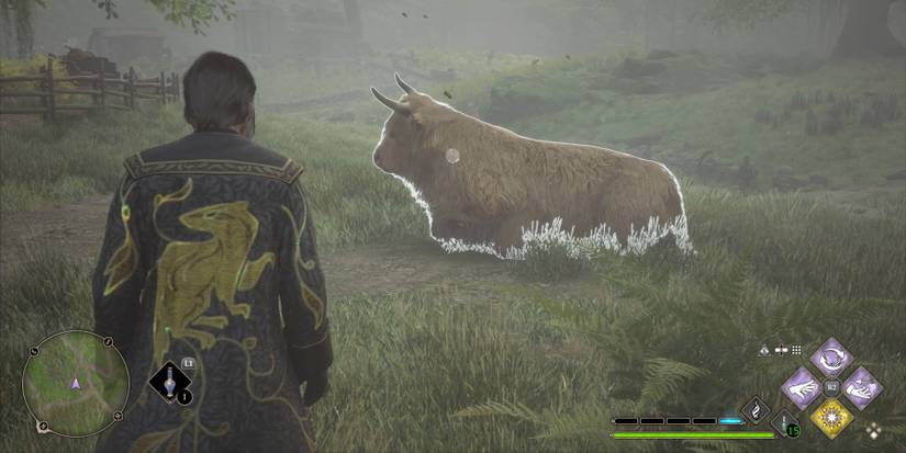 Finding a cow in Hogwarts Legacy