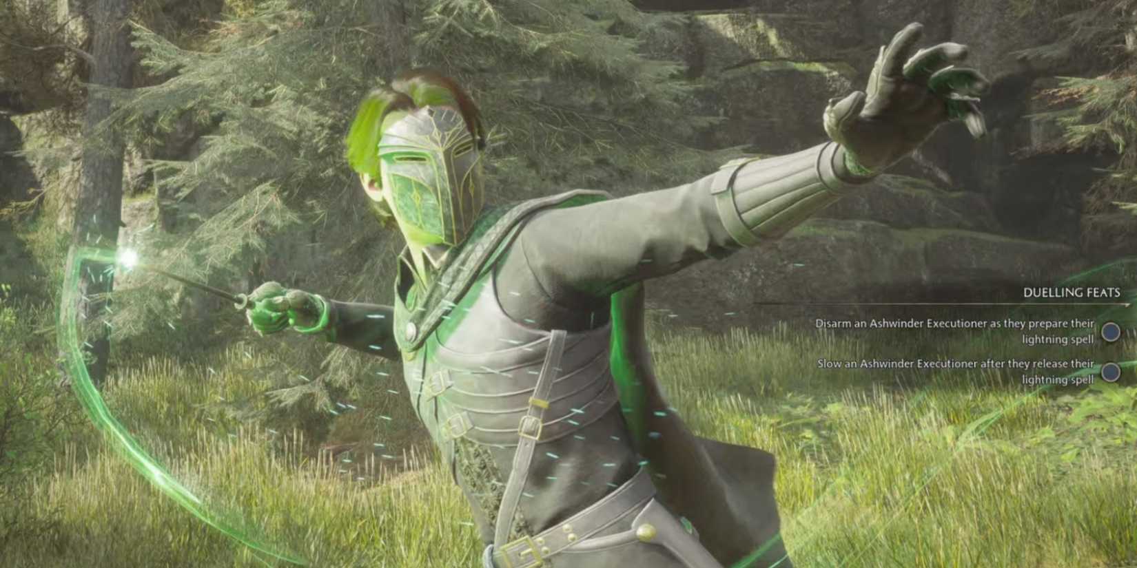 Casting Avada Kedavra in Hogwarts Legacy