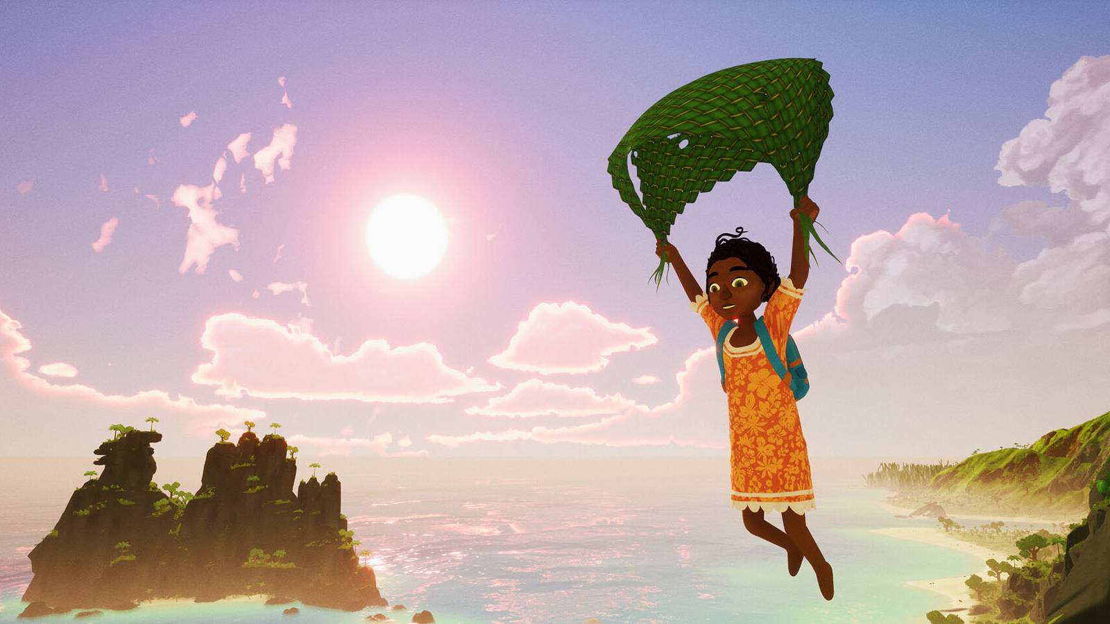 Tchia main character flying