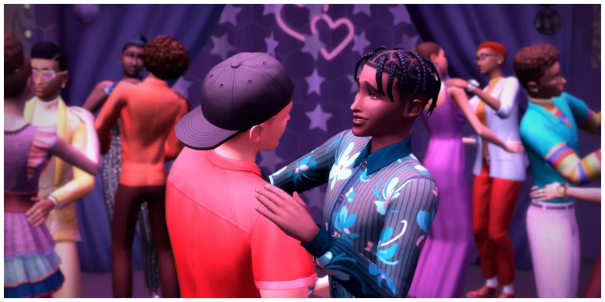 Teen Sims Dancing at Prom in The Sims 4
