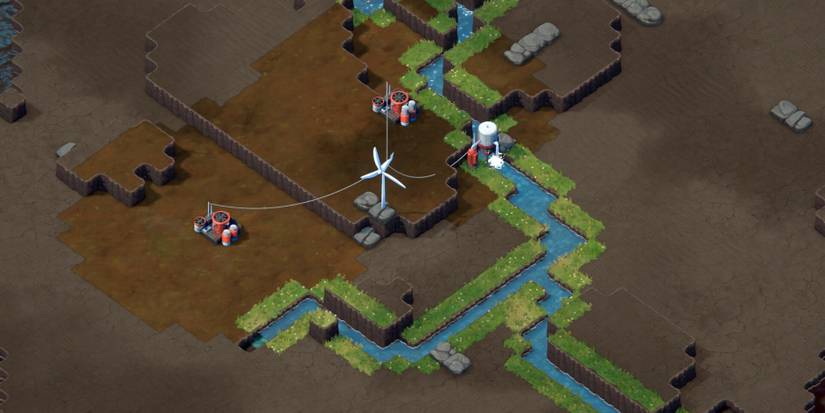 Terra Nil early gameplay