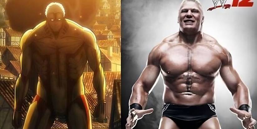 Armored titan Brock lesnar 