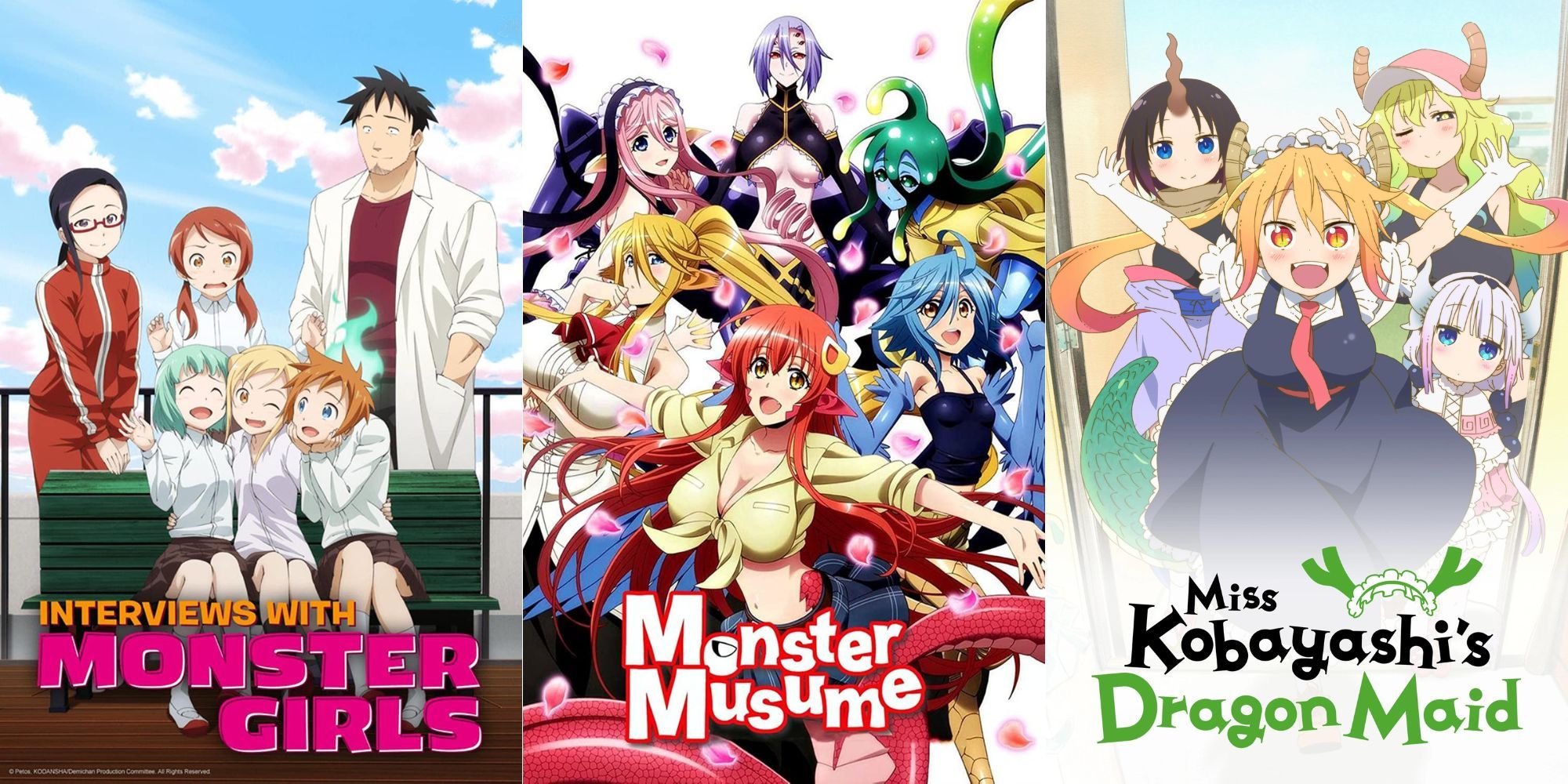 Interviews with Monster Girls, Monster Musume, & Miss Kobyashi's Dragon Maid