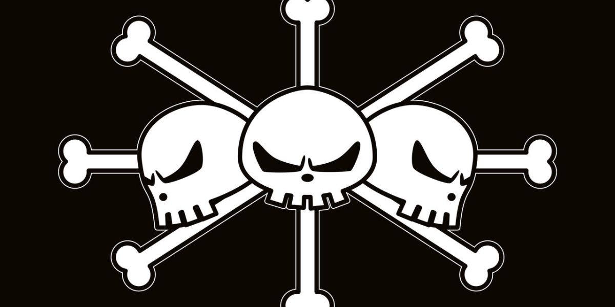 The Blackbeard Pirates’ Jolly Roger 