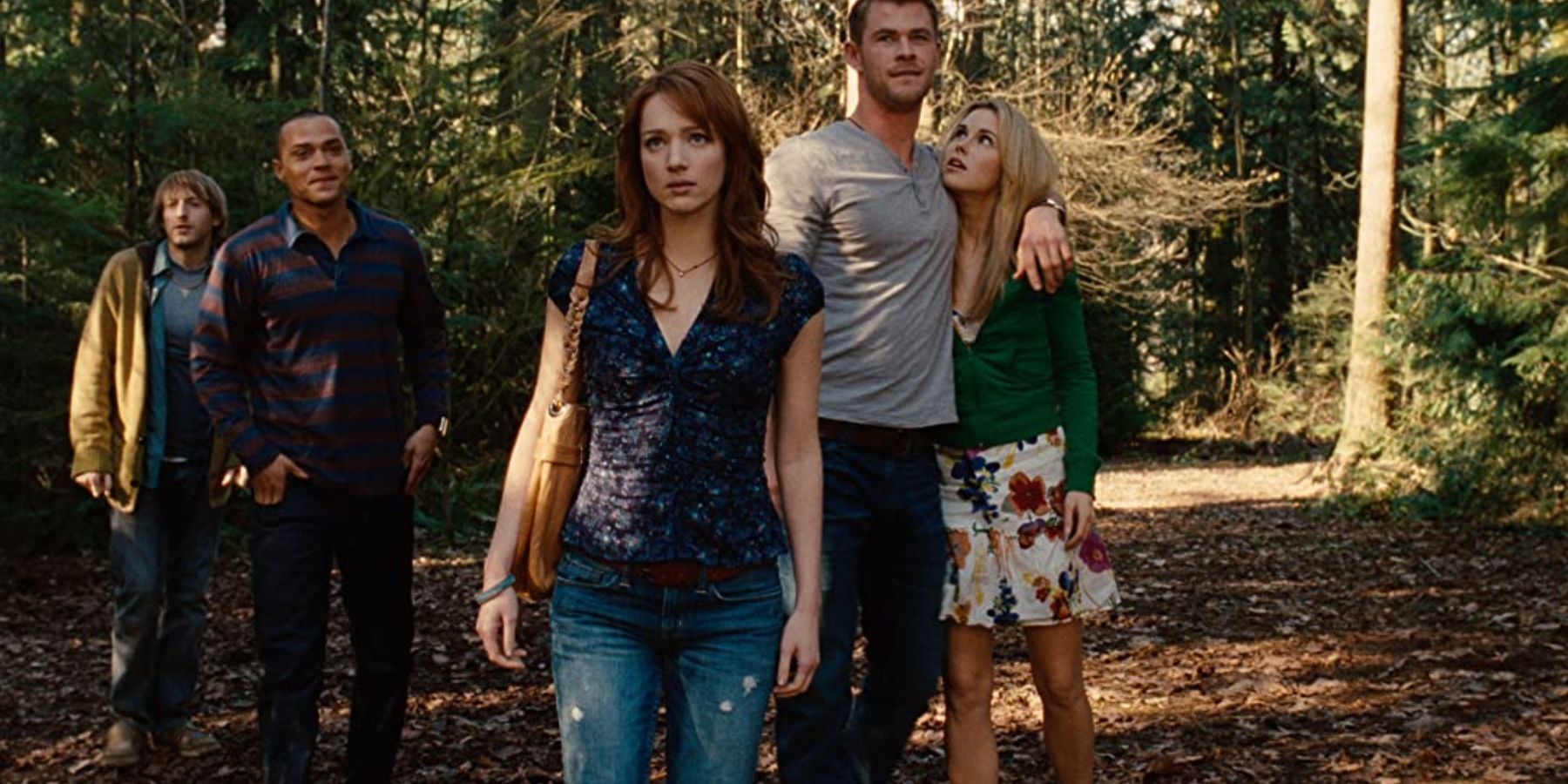 Marty, Holden, Dana, Kurt and Jules In The Cabin In The Woods