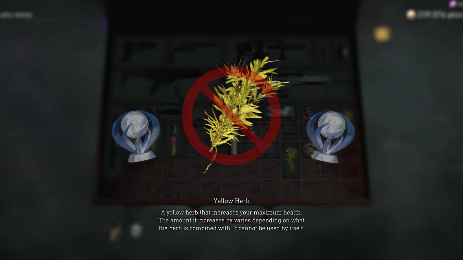 image showing a herb from the resident evil 4 remake. 