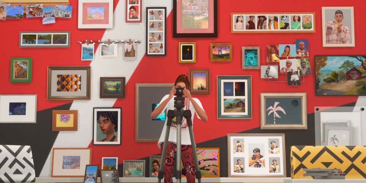 The Functional Photo Frames mod for The Sims 4