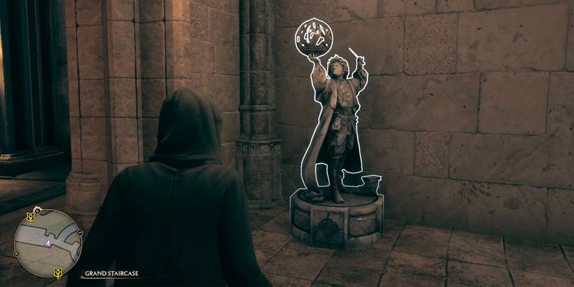 the grand staircase field guide page 10 location in hogwarts legacy