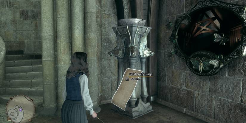 the grand staircase field guide page 19 location in hogwarts legacy