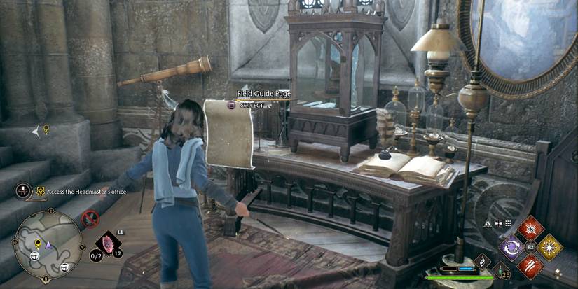 the grand staircase field guide page 21 location in hogwarts legacy