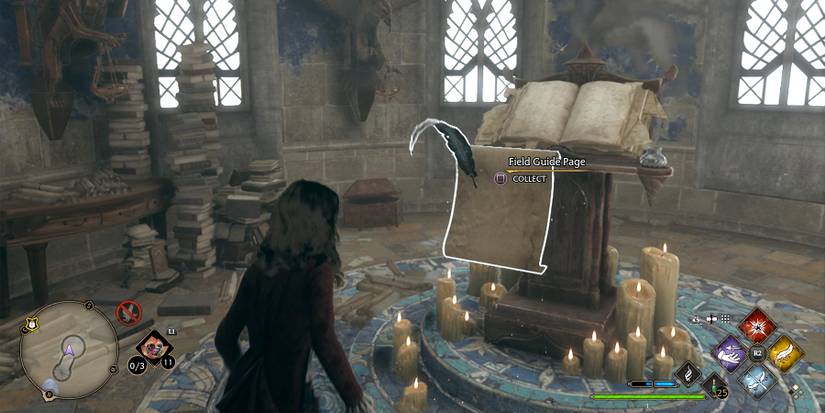 the grand staircase field guide page 22 location in hogwarts legacy