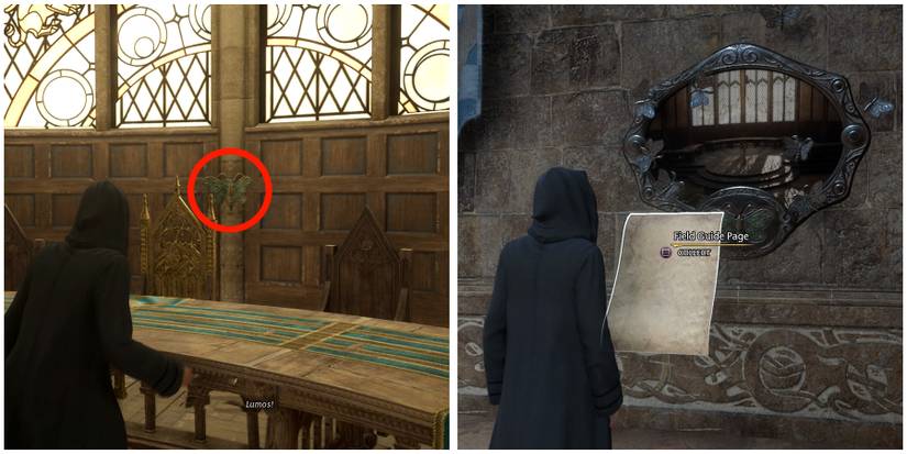 the grand staircase field guide page 3 location in hogwarts legacy