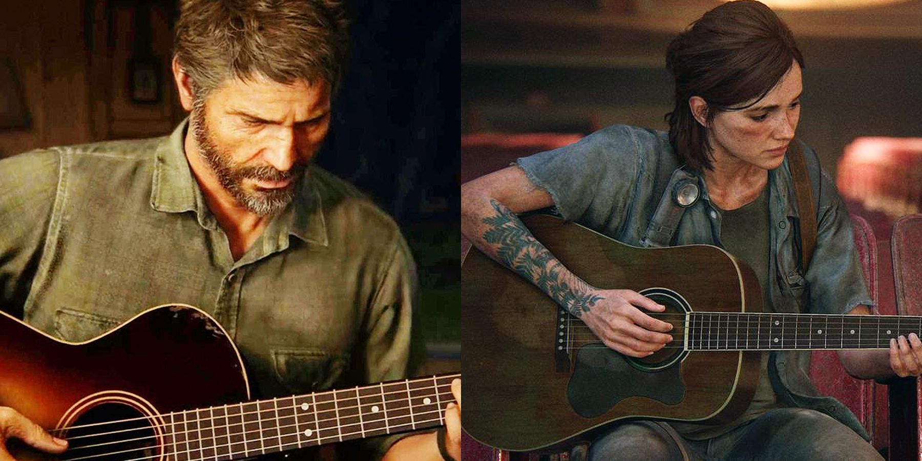 The Last of Us Joel and Ellie guitar