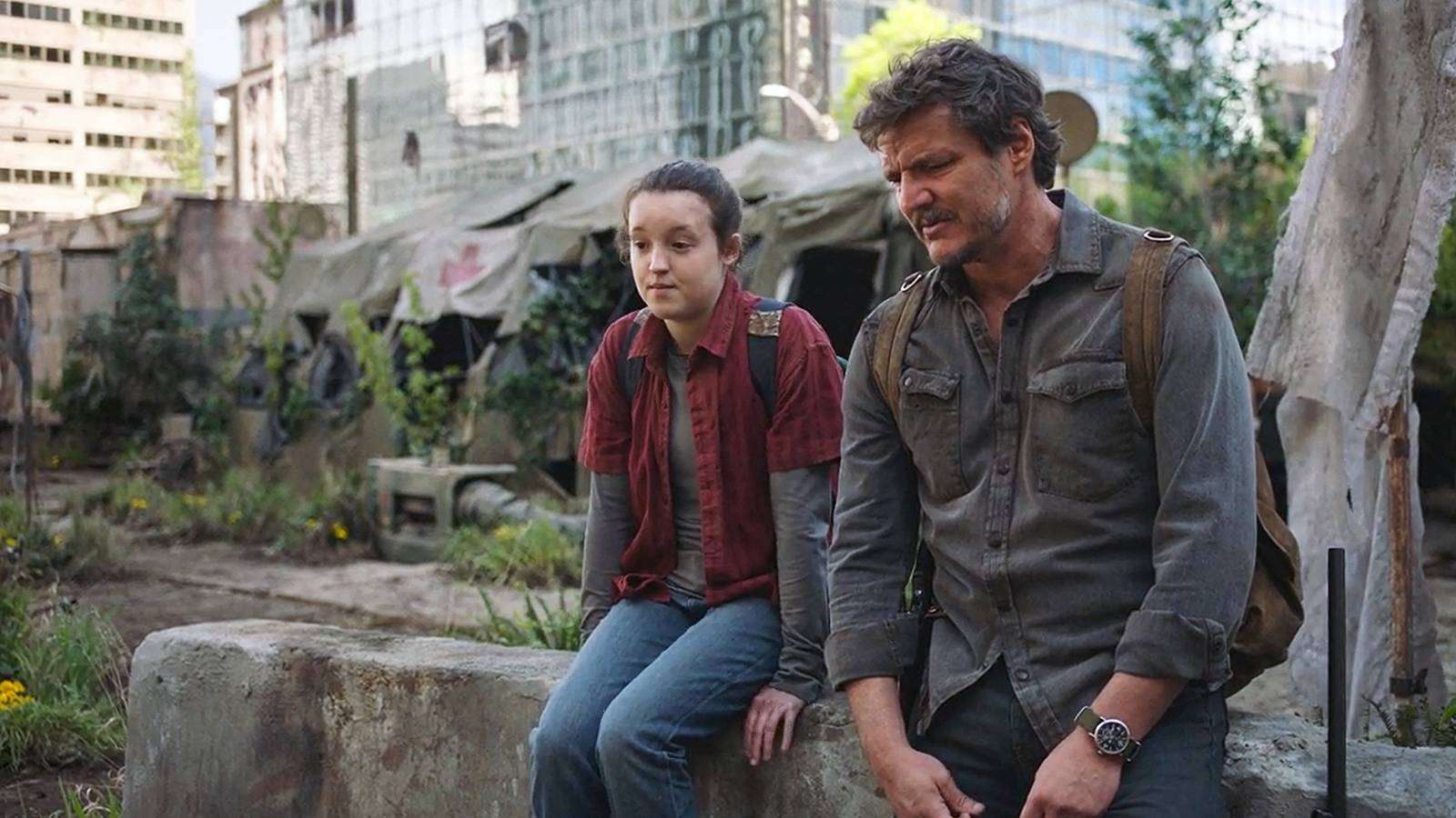 Joel and Ellie in The Last of Us.