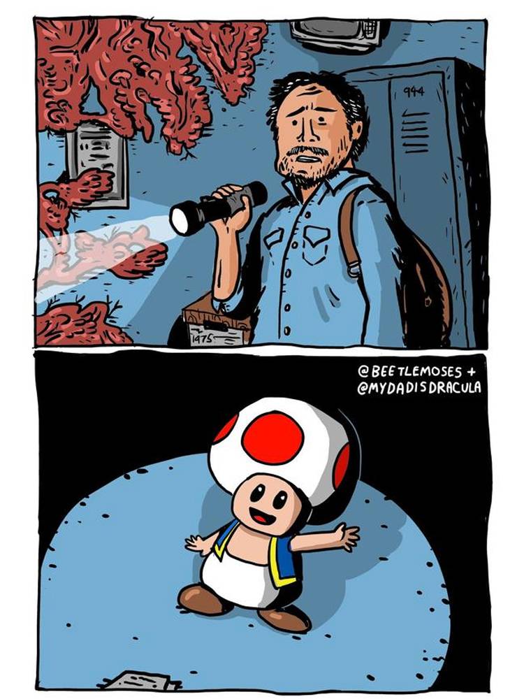 the last of us toad meme
