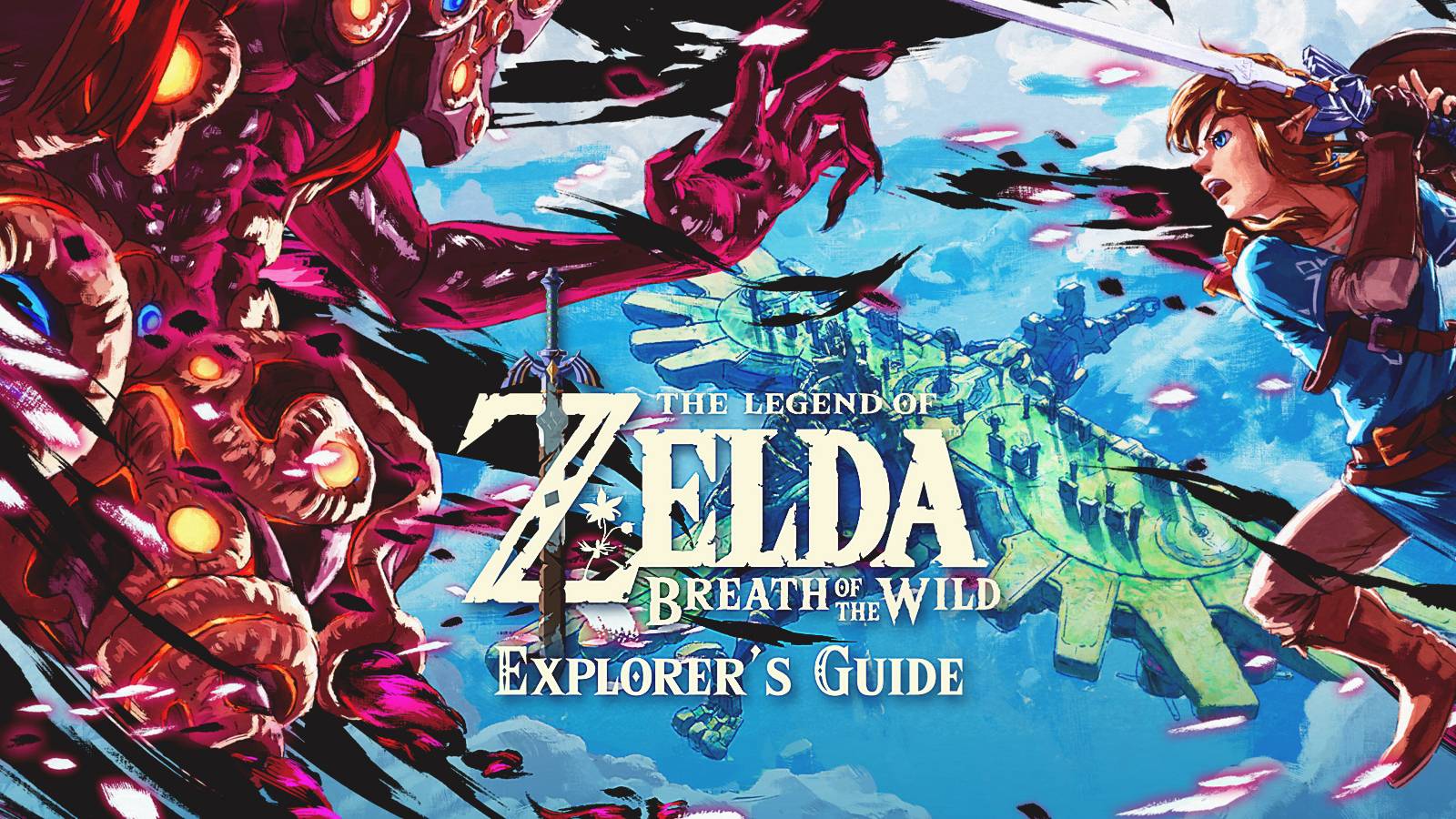 The Legend of Zelda Breath of the Wild Explorer's Guide official cover