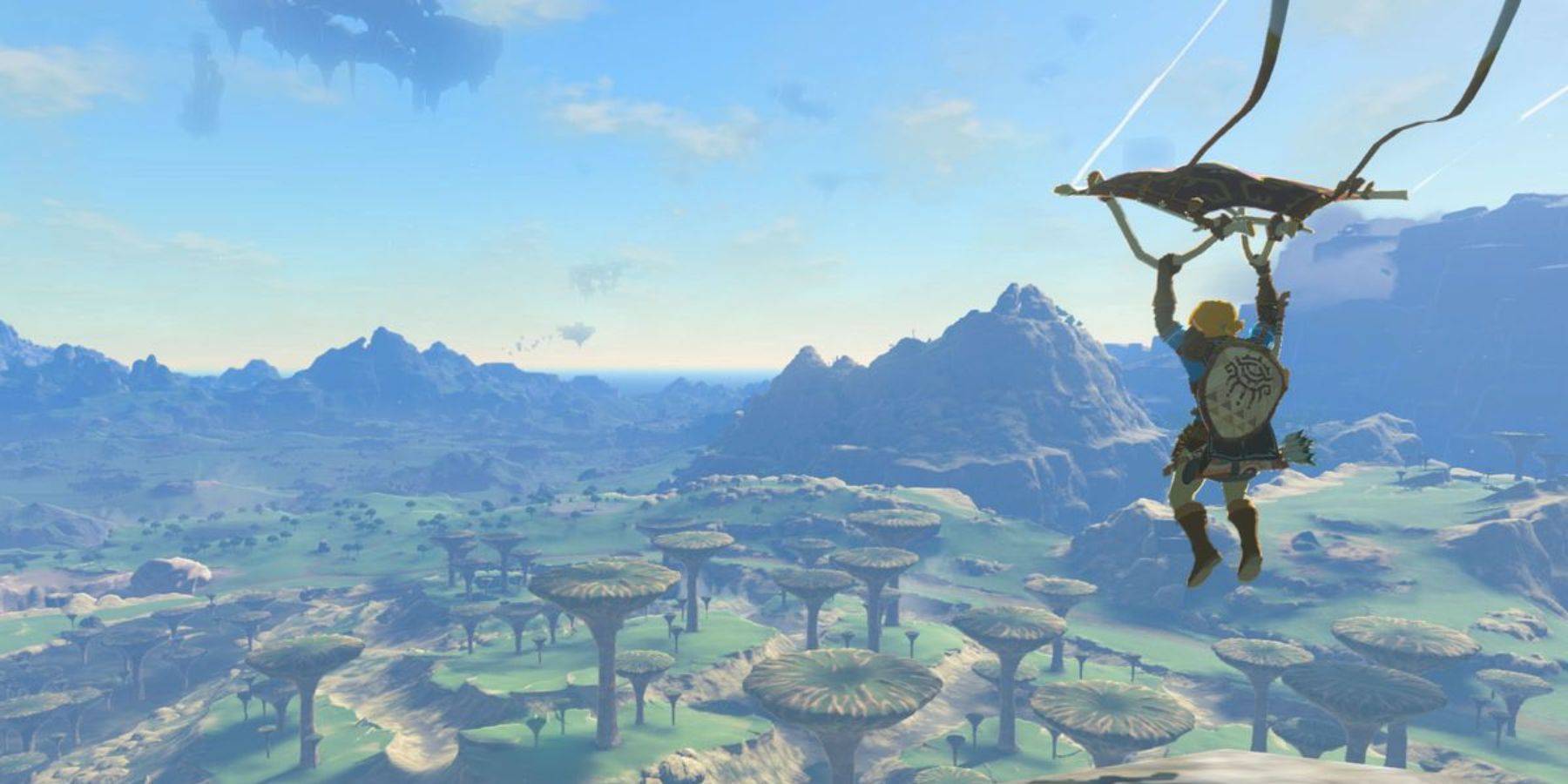 The Legend of Zelda: Tears of the Kingdom Airborne Mechanics Hookshot