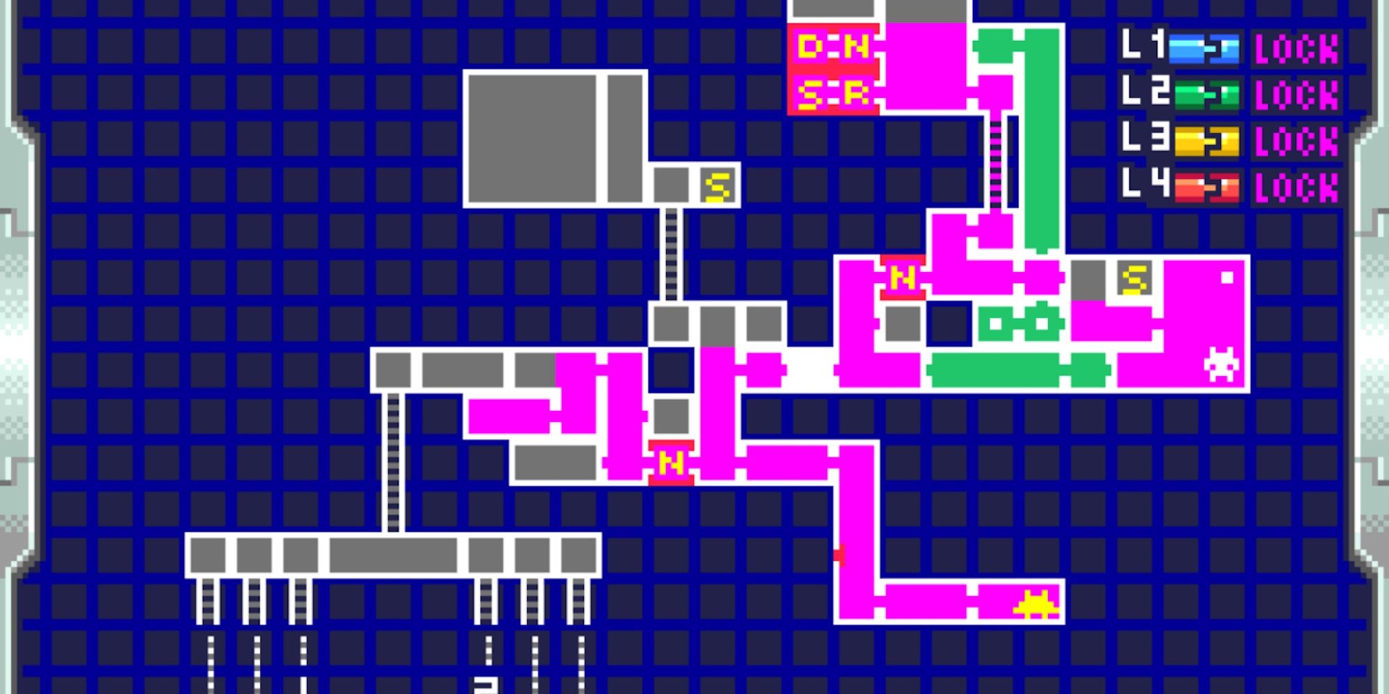 The map in Metroid Fusion