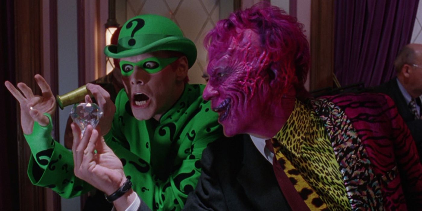 The Riddler Batman Forever Two Face Overarching Riddle