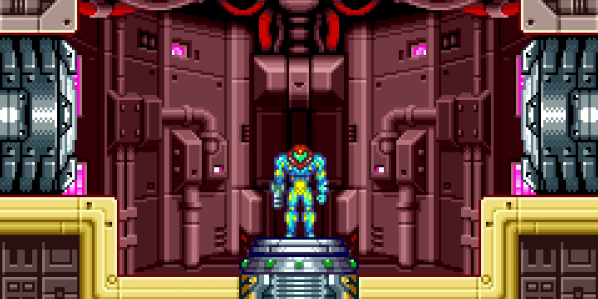 The save room in Metroid Fusion