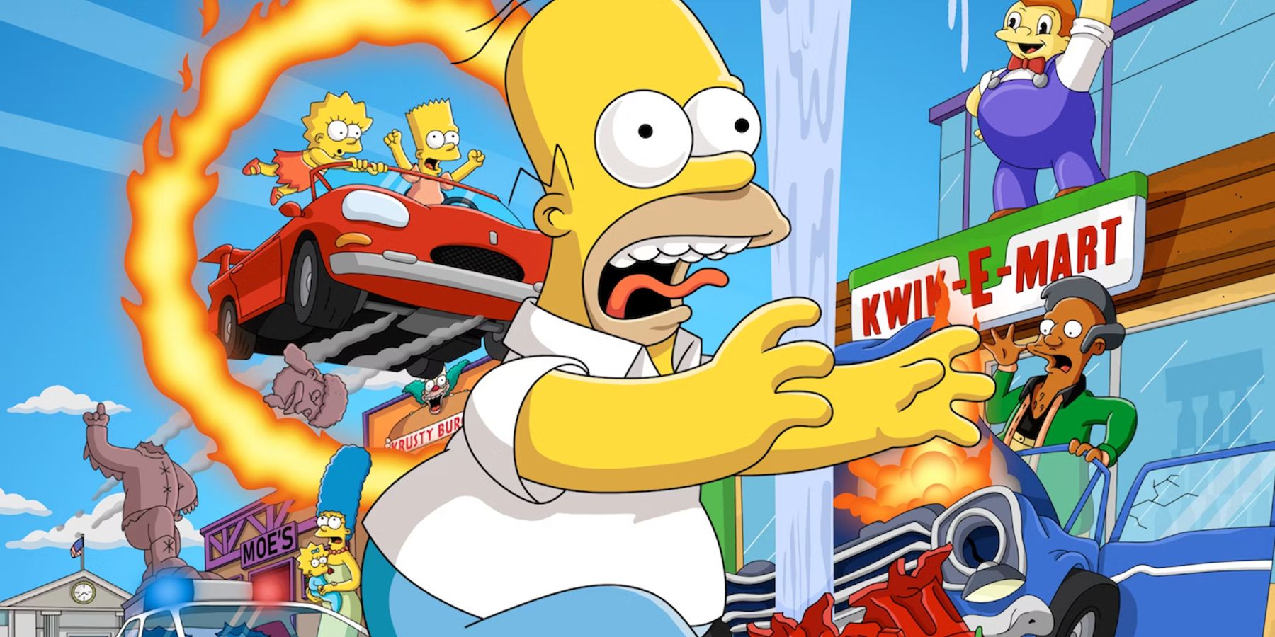 Simpsons Hit and Run Took Inspiration from Unexpected Nintendo Game