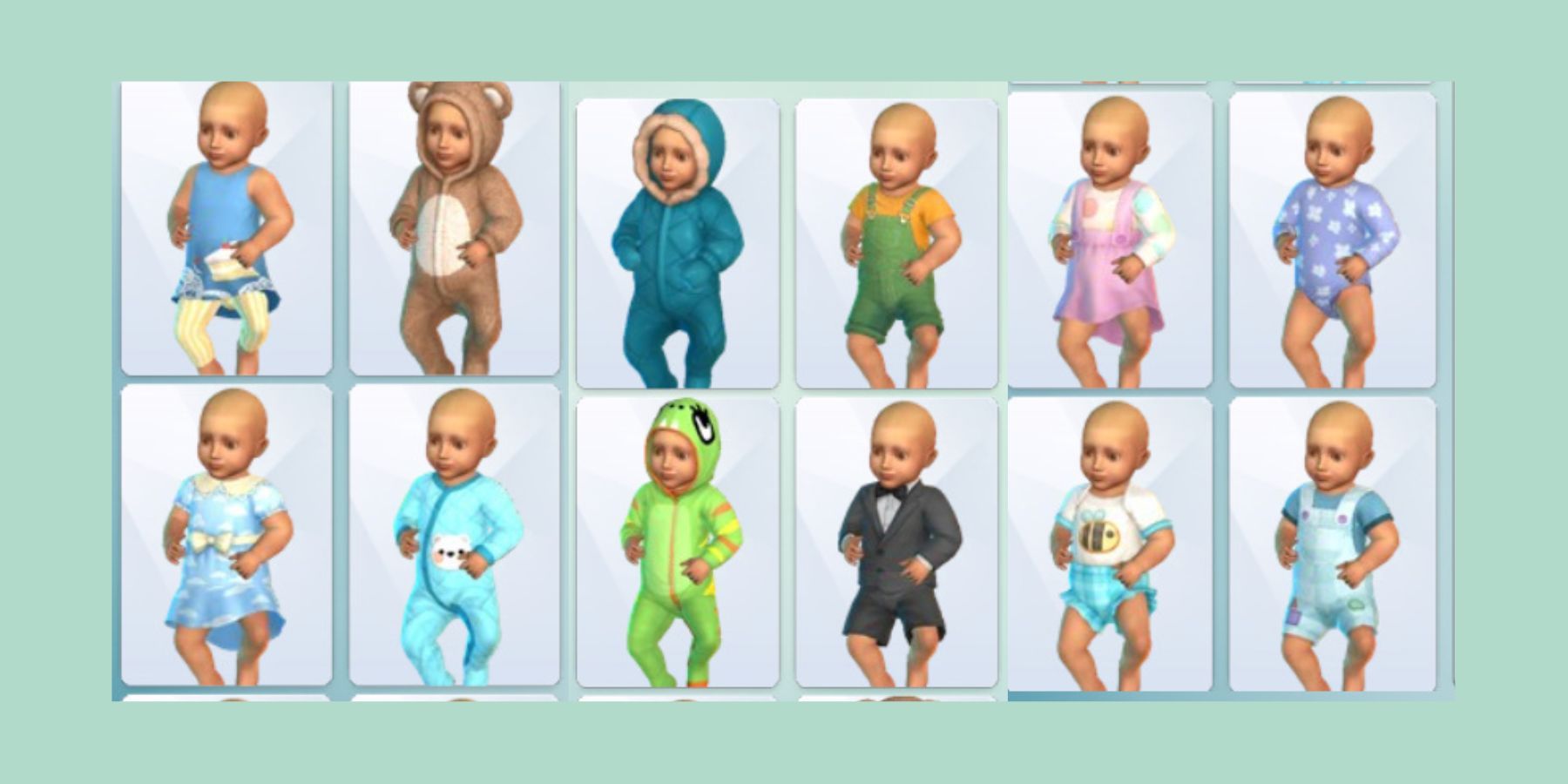 MINIWA RANDOM POSES 16: INFANTS 2 - The Sims 4 Mods - CurseForge