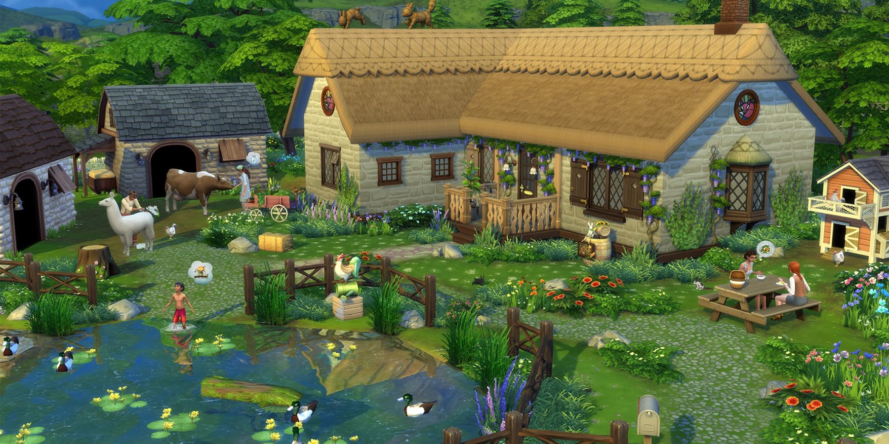 The SIms 4 Cottage Living