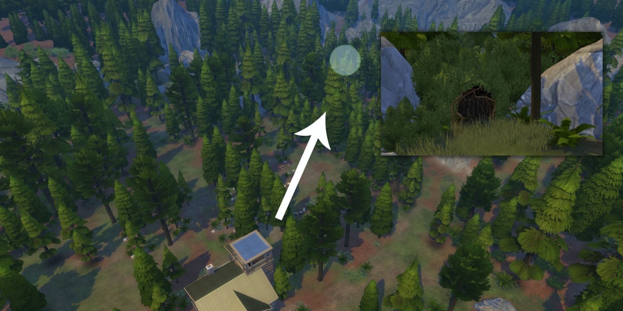 The Sims 4 Deep Woods Location
