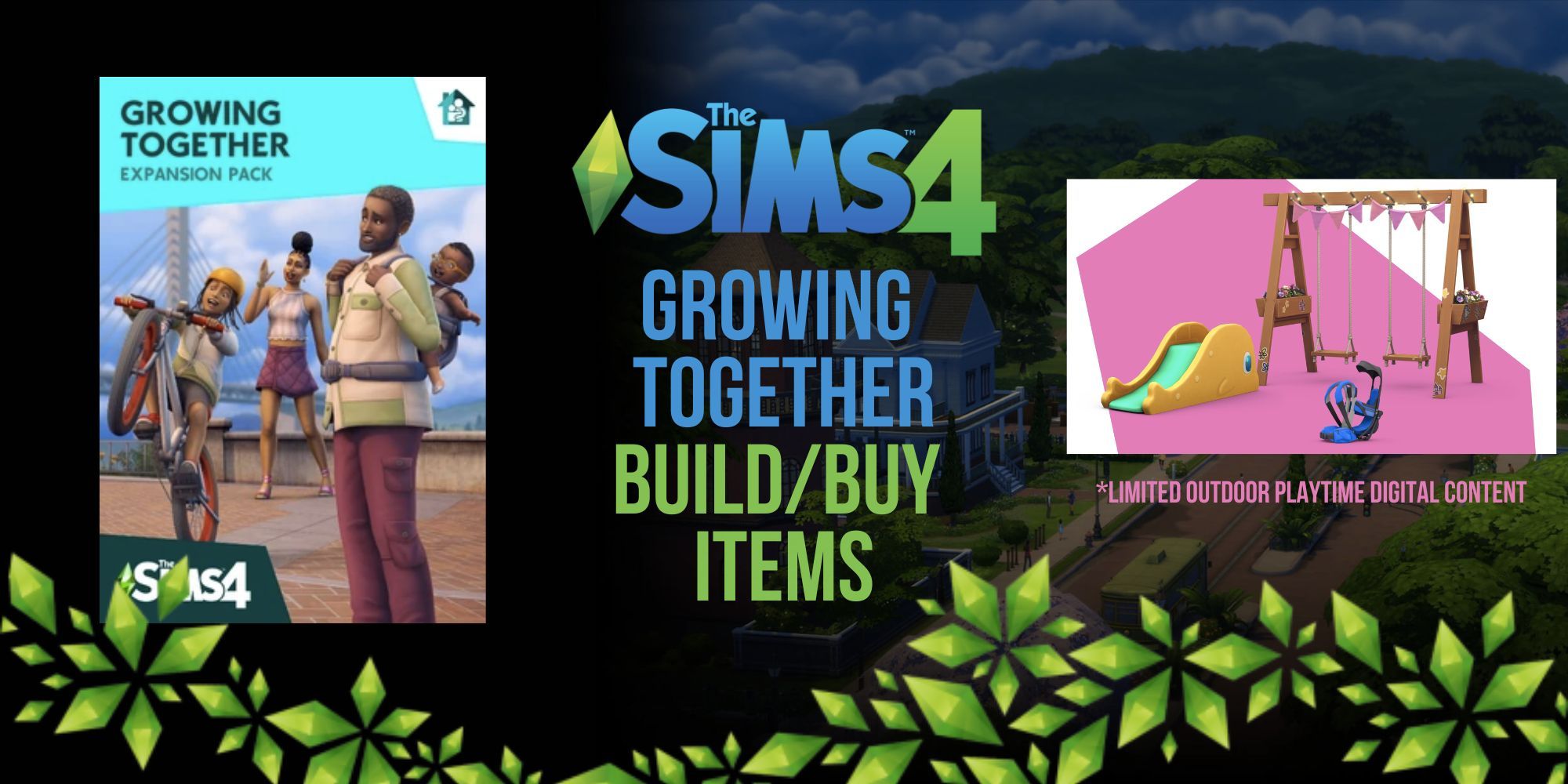 The Sims 4 Growing Together All Buildbuy Items