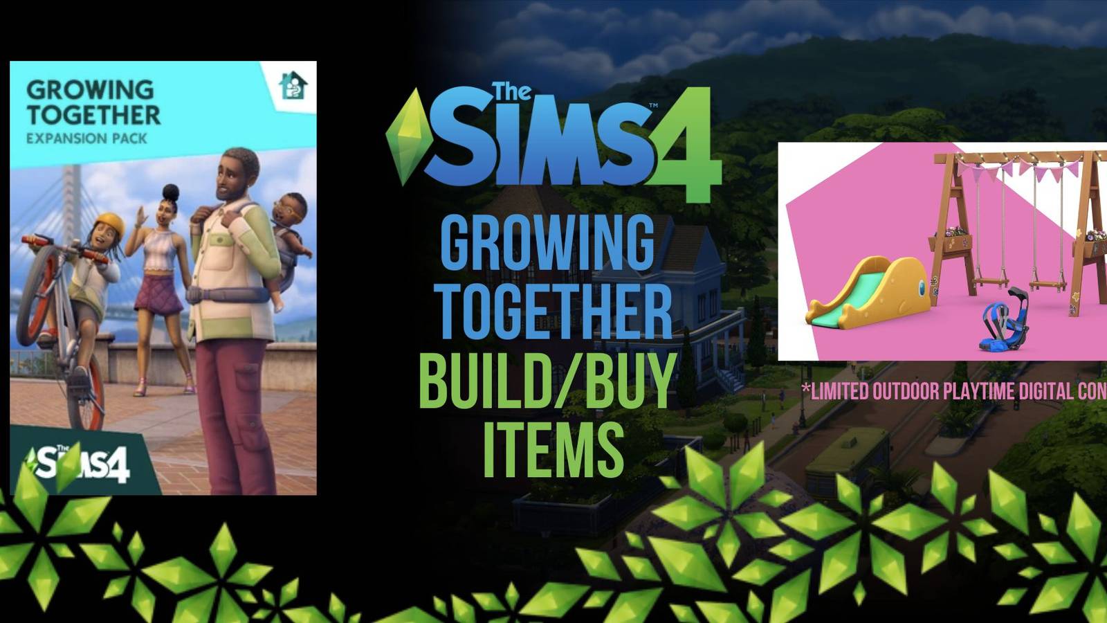 The Sims 4 Growing Together Build_Buy Items