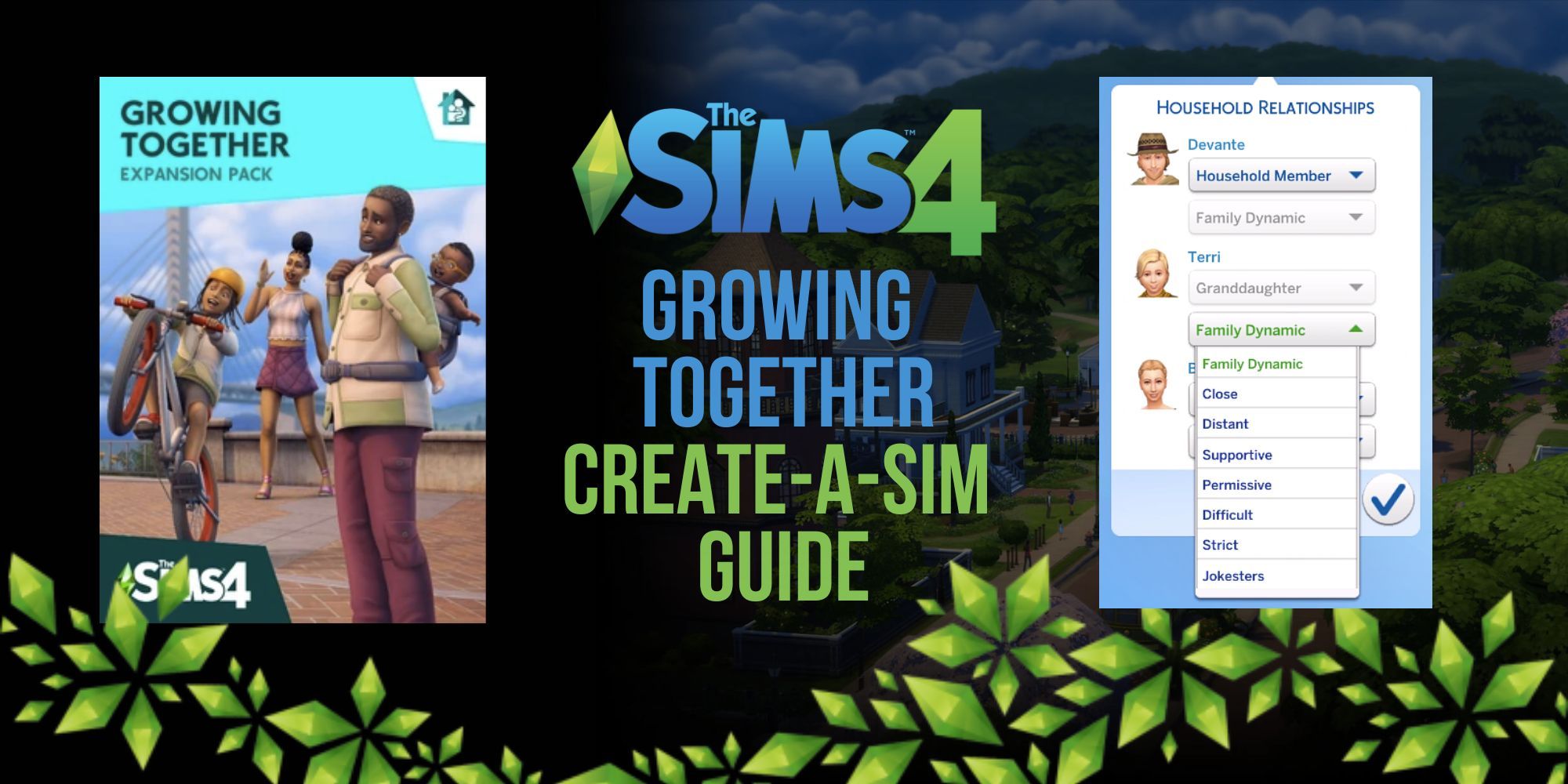 The Sims 4 Growing Together CAS Guide