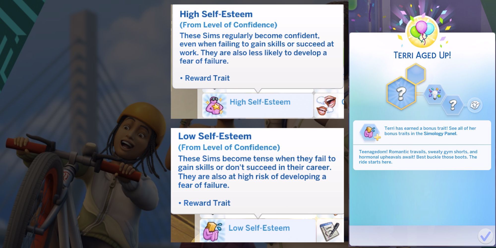 The Sims 4 Merging Confidence Reward Traits
