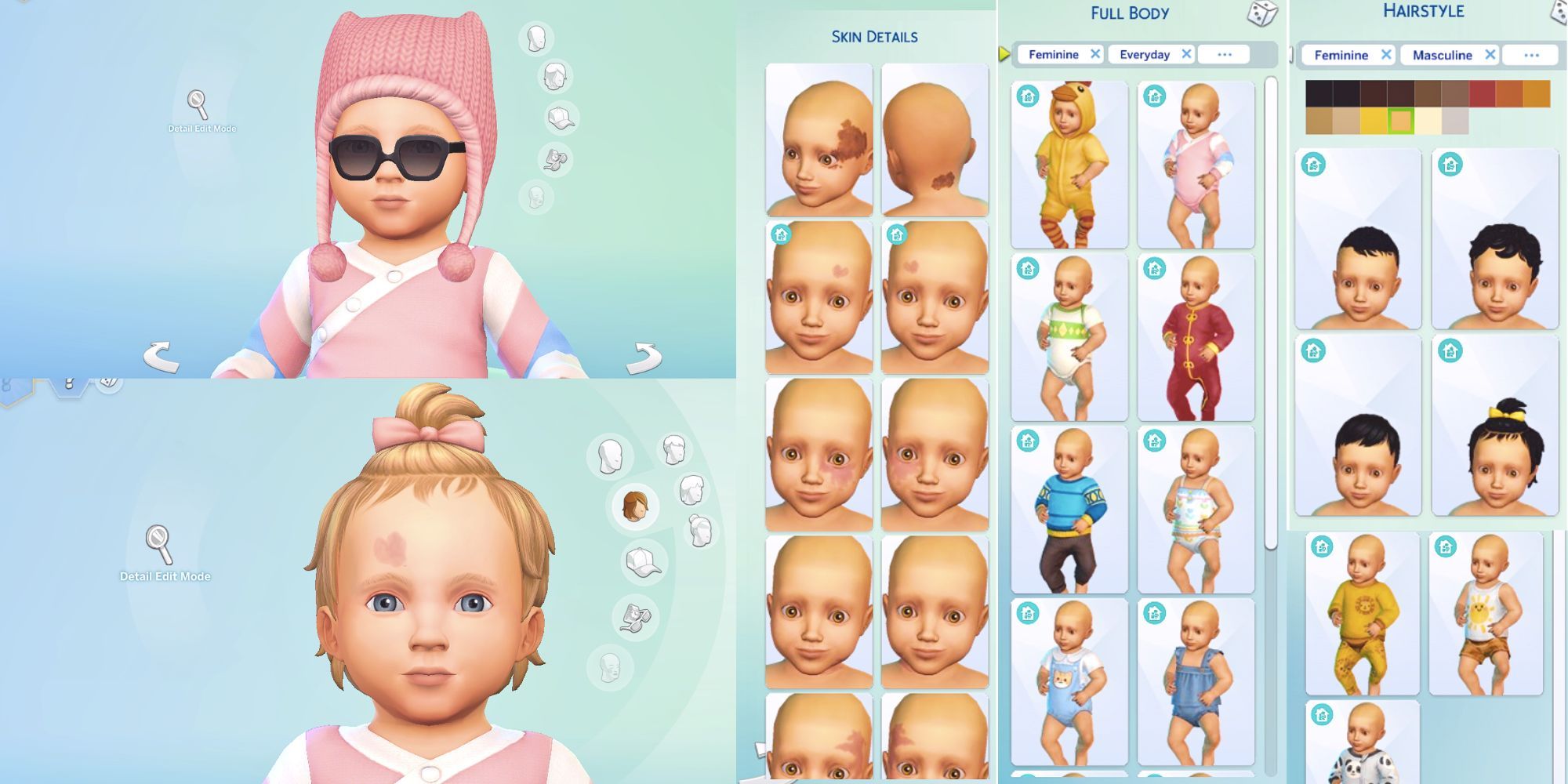 The Sims 4 Growing Together Infant CAS