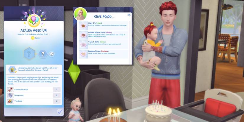 The Sims 4 Growing Together Infant Milestone Rewards