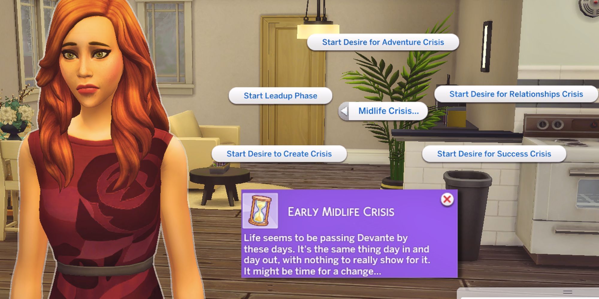 The Sims 4 Growing Together Midlife Crisis Trigger