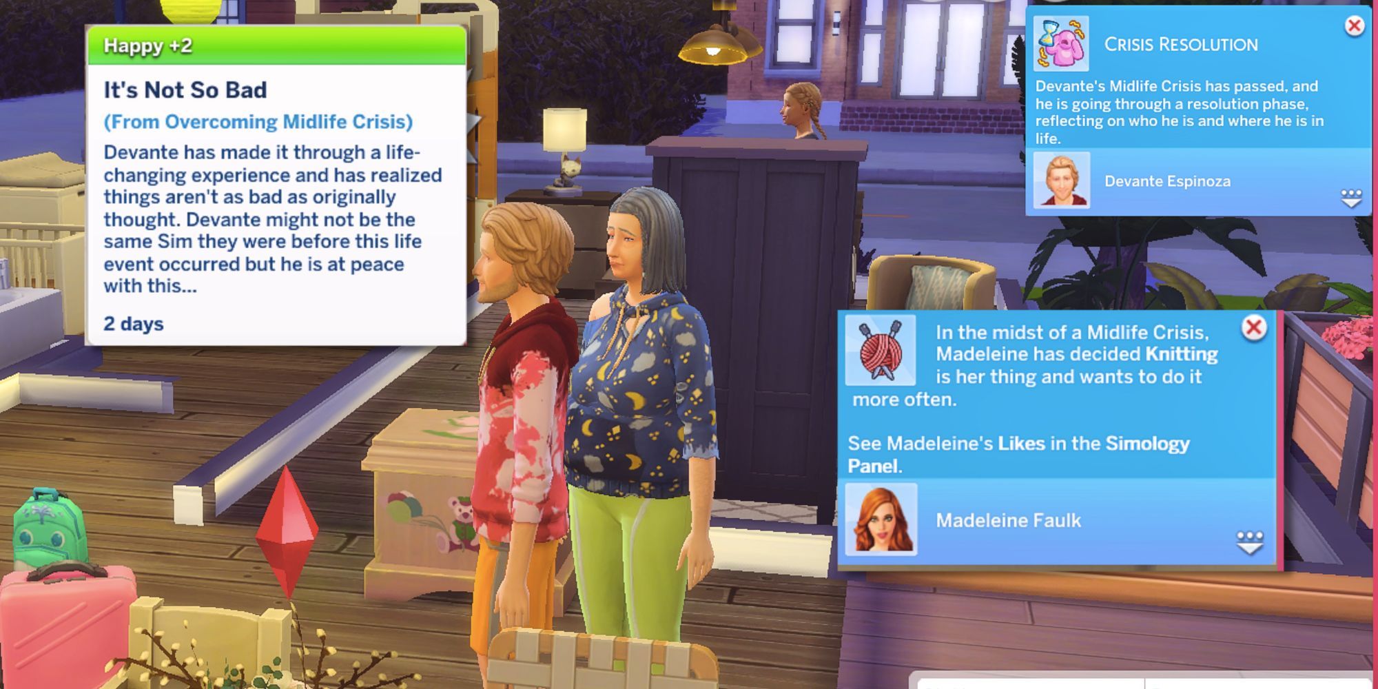 The Sims 4 Growing Together Post Midlife Crisis